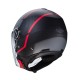 CABERG RIVIERA V4X HELMET BLACK/GREY/RED MAT