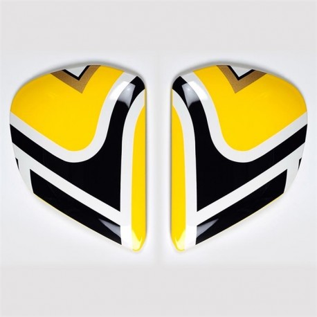 BOCZKI ARAI VAS-V DO KASKU RX-7 V/RX-7 V EVO EDWARDS LEGEND YELLOW