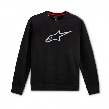 BLUZA ALPINESTARS AGELESS CREW FLEECE BLACK/GREY L