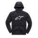 BLUZA Z KAPTUREM NA ZAMEK ALPINESTARS AGELESS II BLACK/WHITE L