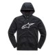 BLUZA Z KAPTUREM NA ZAMEK ALPINESTARS AGELESS II BLACK/WHITE L