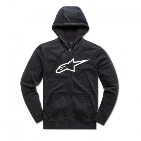 BLUZA Z KAPTUREM NA ZAMEK ALPINESTARS AGELESS II BLACK/WHITE L