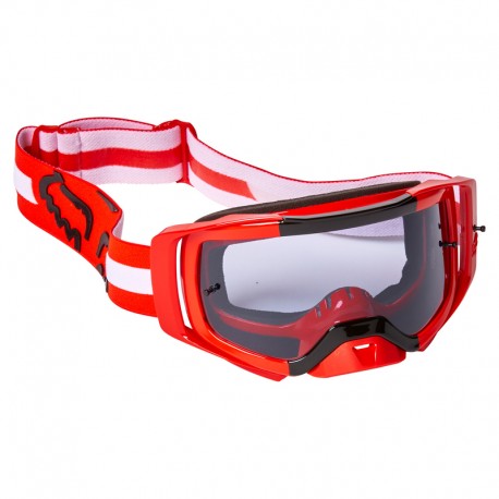 GOGLE FOX AIRSPACE MERZ FLUORESCENT RED - SZYBA DARK GREY + CLEAR (2 SZYBY W ZESTAWIE)