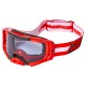 GOGLE FOX AIRSPACE MERZ FLUORESCENT RED - SZYBA DARK GREY + CLEAR (2 SZYBY W ZESTAWIE)