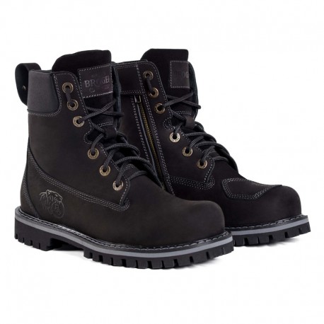 BUTY SKÓRZANE BROGER ALASKA II VINTAGE BLACK 36