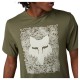 T-SHIRT FOX AUXLRY TECH OLIVE GREEN M