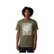 T-SHIRT FOX AUXLRY TECH OLIVE GREEN M