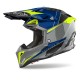 KASK AIROH AVIATOR 3 PUSH BLUE GLOSS XS