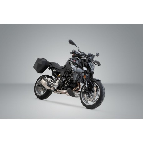 ZESTAW KUFRÓW BOCZNYCH URBAN ABS I STELAŻY SW-MOTECH BMW F 900 R/XR (19-), BLACK 2X16,5L