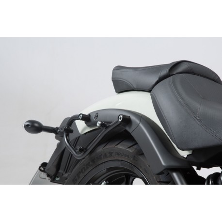 ZESTAW SAKW I STELAŻY LEGEND GEAR SW-MOTECH KAWASAKI VULCAN S (16-) BROWN