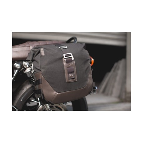 ZESTAW SAKW I STELAŻY LEGEND GEAR SW-MOTECH TRIUMPH BONNEVILLE T100 (16-)/T120 (15-) BROWN