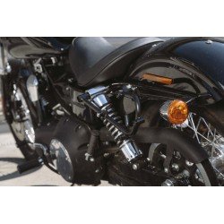 ZESTAW SAKW I STELAŻY LEGEND GEAR SW-MOTECH HARLEY DAVIDSON DYNA LOW RIDER, STREET BOB (09-) BROWN