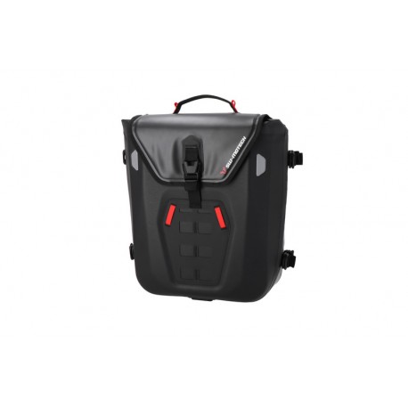 SAKWA BOCZNA LEWA SYSBAG WP M WODOODPORNA SW-MOTECH Z ADAPTEREM BLACK 17-23L