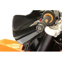 KOŃCÓWKI KIEROWNICY RG RACING KTM 690 ENDURO/1290 SUPER DUKE GT 19- (WITH BRUSH GUARDS) BLACK