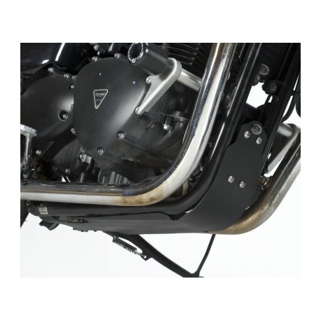 PŁYTA POD SILNIK RG RACING TRIUMPH THRUXTON 08- / BONNEVILLE 06- / SCRAMBLER 06- BLACK