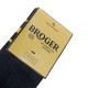 SKARPETY BROGER BLACK/GOLD 36/40