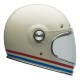 KASK BELL BULLITT STRIPES PEARL WHITE/OXBLOOD/BLUE S