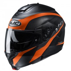 KASK HJC C91 TALY BLACK/ORANGE XS