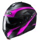 KASK HJC C91 TALY BLACK/PINK XS