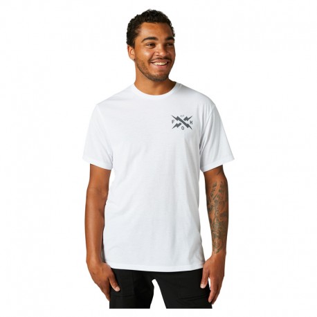 T-SHIRT FOX CALIBRATED TECH OPTICAL WHITE S