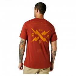 T-SHIRT FOX CALIBRATED TECH RED CLAY S