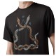 T-SHIRT FOX CAVED IN TECH BLACK L