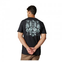 T-SHIRT FOX COASTAL BLUES BLACK S