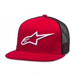 CZAPKA Z DASZKIEM ALPINESTARS CORP TRUCKER RED/BLACK OS