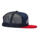 CZAPKA Z DASZKIEM ALPINESTARS CORP TRUCKER NAVY/RED OS