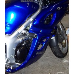 CRASHPADY CLASSIC RG RACING SUZUKI SV650 UP TO 02 NEW DESIGN BLACK