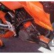 CRASHPADY CLASSIC GÓRNE RG RACING KTM 990/990R SUPER DUKE & 990SM 08- ORANGE