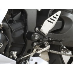 CRASHPADY AERO RG RACING SWINGARM PIVOT, KAWASAKI ZX6R 13- BLACK