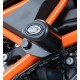 CRASHPADY AERO RG RACING KTM 1290 SUPER DUKE [R] 14- 19 BLACK