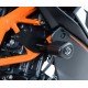CRASHPADY AERO RG RACING KTM RC125/200, RC390 UP TO 21 BLACK