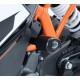 CRASHPADY AERO RG RACING KTM RC125/200, RC390 UP TO 21 BLACK