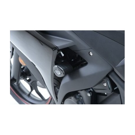 CRASHPADY AERO RG RACING RACE TYPE, YAMAHA YZF-R25 14- 18/YZF-R3 15- 18 BLACK