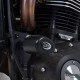 CRASHPADY AERO RG RACING TRIUMPH SCRAMBLER 1200 XC/XE 19- 20 BLACK
