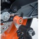 ROLKI WAHACZA M10 RG RACING Z750 -06, ZX-10R -07, ZX12-R, Z250SL, NINJA - ORANGE