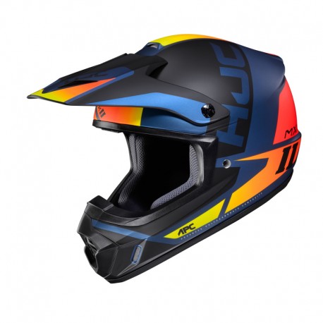 KASK HJC CS-MX II CREED BLACK/BLUE/ORANGE XS