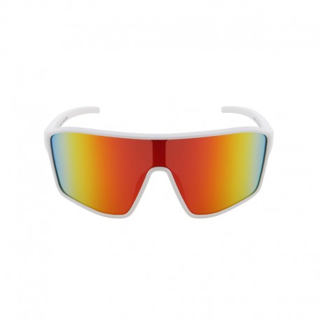 OKULARY RED BULL SPECT DAFT WHITE - SZKŁA BROWN WITH RED MIRROR POL