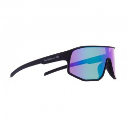OKULARY RED BULL SPECT DASH BLACK/BROWN WITH GREEN REVO