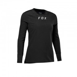 KOSZULKA ROWEROWA Z DŁUGIM RĘKAWEM FOX LADY DEFEND THERMAL BLACK M