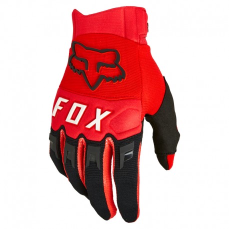 RĘKAWICE FOX DIRTPAW FLUORESCENT RED L