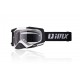 GOGLE IMX DUST WHITE/BLACK MATT - SZYBA DARK SMOKE + CLEAR (2 SZYBY W ZESTAWIE)