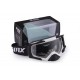 GOGLE IMX DUST WHITE/BLACK MATT - SZYBA DARK SMOKE + CLEAR (2 SZYBY W ZESTAWIE)