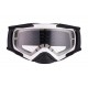 GOGLE IMX DUST WHITE/BLACK MATT - SZYBA DARK SMOKE + CLEAR (2 SZYBY W ZESTAWIE)