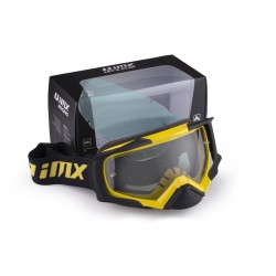 GOGLE IMX DUST YELLOW/BLACK MATT - SZYBA DARK SMOKE + CLEAR (2 SZYBY W ZESTAWIE)