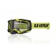GOGLE IMX DUST GRAPHIC FLO YELLOW/BLACK MATT - SZYBA DARK SMOKE + CLEAR (2 SZYBY W ZESTAWIE)