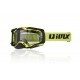 GOGLE IMX DUST GRAPHIC FLO YELLOW/BLACK MATT - SZYBA DARK SMOKE + CLEAR (2 SZYBY W ZESTAWIE)