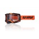 GOGLE IMX DUST GRAPHIC ORANGE/BLACK MATT - SZYBA DARK SMOKE + CLEAR (2 SZYBY W ZESTAWIE)